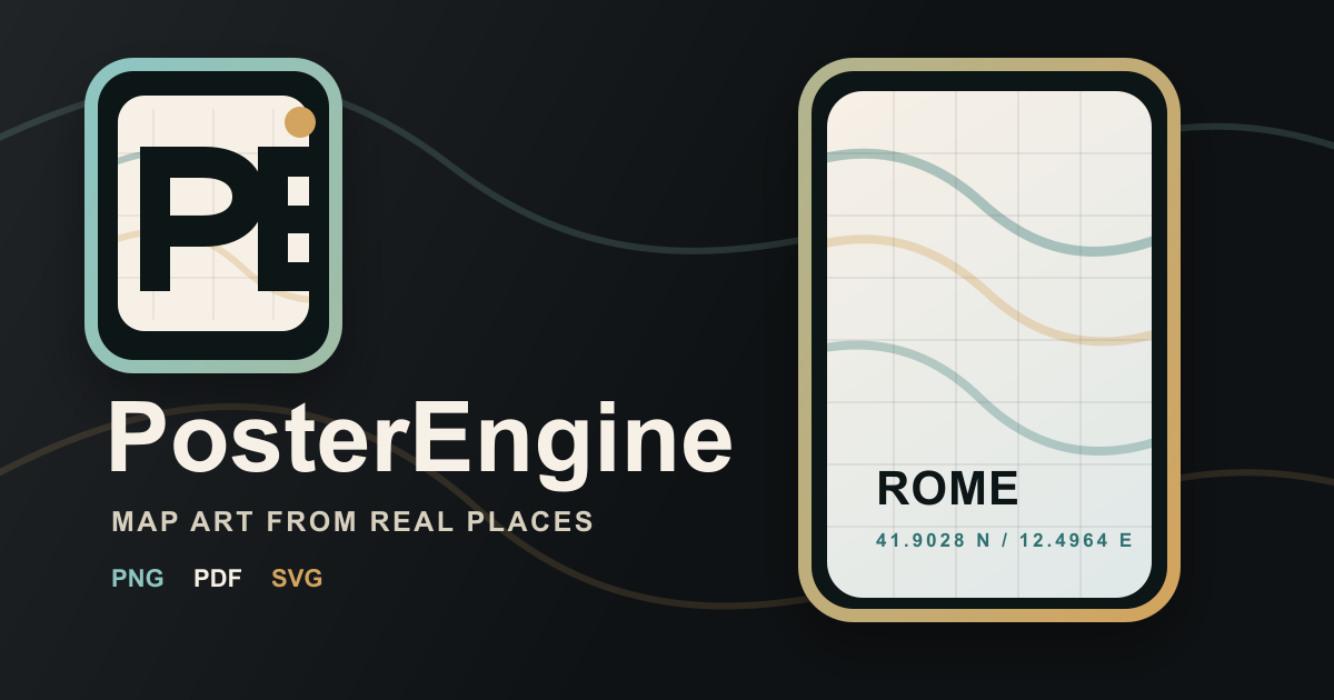 PosterEngine banner